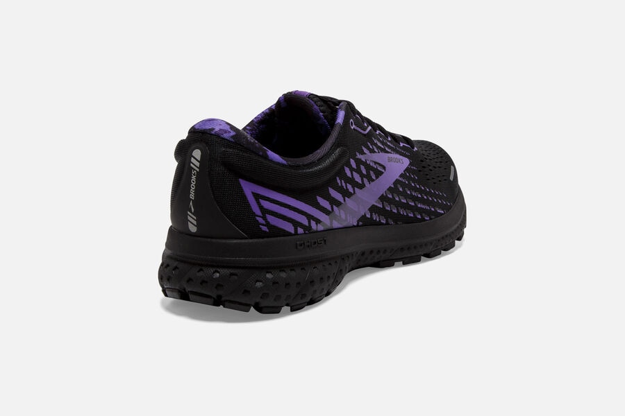 Brooks Running Shoes - Ghost 13 Road Mens - Black/Purple - LQG-587324